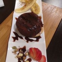 Desert is served at Well Dressed Salad Bar and Cafe in Central Singapore