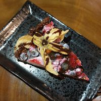 chocolate cake at Well Dressed Salad Bar and Cafe in Central Singapore