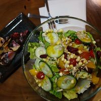 wonderful mango salad at Well Dressed Salad Bar and Cafe in Central Singapore