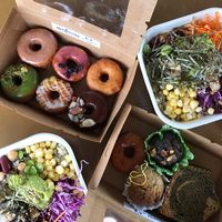 during earthfest! at Well Dressed Salad Bar and Cafe in Central Singapore