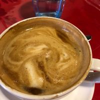 Flat white with almond milk, coffee is too strong for me. But love that they have almond milk option at no extra charge! at Well Dressed Salad Bar and Cafe in Central Singapore