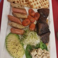 Vegan brunch set at Well Dressed Salad Bar and Cafe in Central Singapore