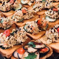 Krab cake toasties at Well Dressed Salad Bar and Cafe in Central Singapore