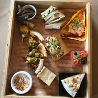 Vegan high tea set at Well Dressed Salad Bar and Cafe in Central Singapore