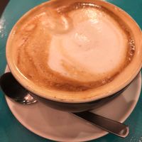 Almond milk flat white at Well Dressed Salad Bar and Cafe in Central Singapore