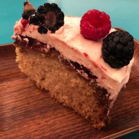 Cakeeeee~ at Well Dressed Salad Bar and Cafe in Central Singapore