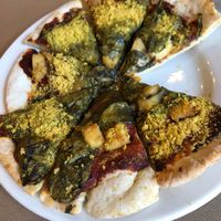 Vegan pizza at Well Dressed Salad Bar and Cafe in Central Singapore