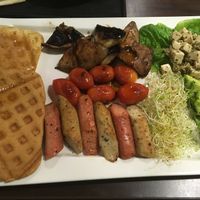 Big breakfast at Well Dressed Salad Bar and Cafe in Central Singapore
