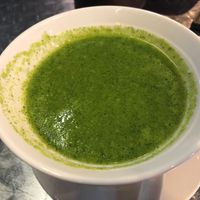 Broccoli soup! Super yummy! at Well Dressed Salad Bar and Cafe in Central Singapore