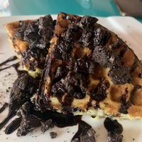 Yummy Oreo waffles!!  at Well Dressed Salad Bar and Cafe in Central Singapore