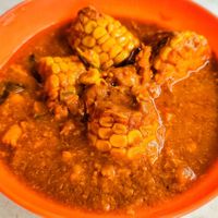 Curry sweet corn, not spicy, good at Pu Ti Vegetarian - 菩提樹  in Kuching