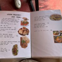Vegan menu   at Breakfast Factory in Chiang Rai