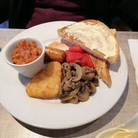 Breakfast at Castle Lodge Buttery in Ludlow