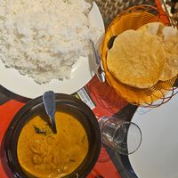 Rice and Curry at SAAT Indian Restaurant in Hoi An