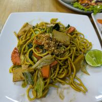Fried yellow noodle with tofu
Delicious, would recommend 
5/5 at Tasty Restaurant in Phuket