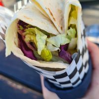 Vegan burrito at Tignes Cuisine in Tignes