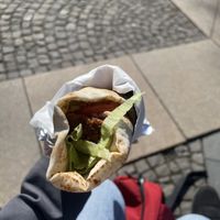 Falafel sandwich  at Albasha Restaurant in Osnabrueck