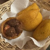 Empanadas and patacon   at L'Atienda in Montpellier