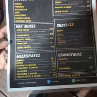 Menu at Juice Junkie  in Hopkins