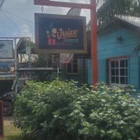 Store sign at Juice Junkie  in Hopkins