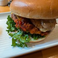 Falafel and artichoke sandwich at Alvarado Street Brewery in Carmel-by-the-sea