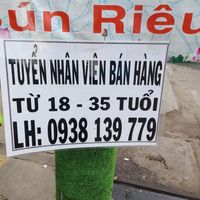 Notice at Quán Chay - Đường Hưng Phúa in Ho Chi Minh City