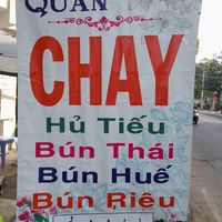 Sign outside at Quán Chay - Đường Hưng Phúa in Ho Chi Minh City