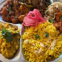 Thali  at All Good Things Vegan in Paignton