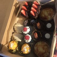 Afternoon tea for two as a takeaway for our picnic (picture 1 of 2) - lots of incredible homemade sweet treats  at All Good Things Vegan in Paignton