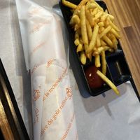Fries and falafel   at Istablue Blue Kebab - 이스탄블루 케밥 in Gimhae