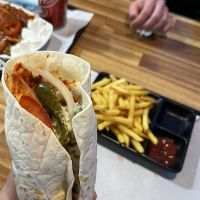 Falafel and fries  at Istablue Blue Kebab - 이스탄블루 케밥 in Gimhae