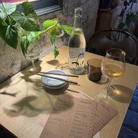   at chaochao. vegan food and natural wine bar in Beijing