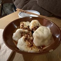 Dumplings   at chaochao. vegan food and natural wine bar in Beijing