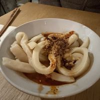 Noodles  at chaochao. vegan food and natural wine bar in Beijing