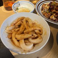 Sweet soy noodle   at chaochao. vegan food and natural wine bar in Beijing