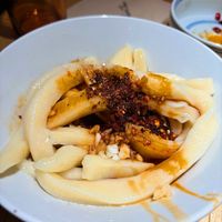 Noodles  at chaochao. vegan food and natural wine bar in Beijing