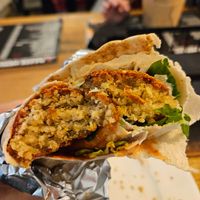 Falafel in tortilla at Stacja Smaku in Bardo
