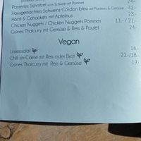 Vegane Gerichte   at Jatzhütte in Davos