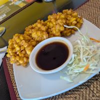 Corn fritters at Simply Asia - Paddocks  in Cape Town