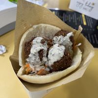   at Falafel & Pita - Veg Kosher - ฟาราเฟล กับ ปิต้า in Krabi