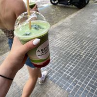 Strawberry matcha  at A Matcha a Day  in Mallorca