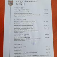 Special menue for a vegan event at Berggasthof Hocheck in Oberaudorf