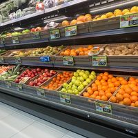 A wide range of fruit and veg at Supermercado Unide Punta del Hidalgo in Tenerife