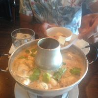 delicious soup. at Araya's Place in Los Angeles