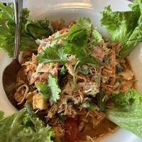 Yum Tua Plu green bean salad  at Araya's Place in Los Angeles