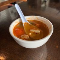 Tom Kah Soup from the lunch special. at Araya's Place in Los Angeles