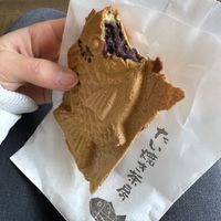 Red bean filled  at Tokachi Taiyaki Sabo - Sapporo Main Branch in Sapporo