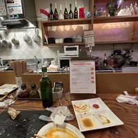 Small 7 seats and awesome owner    at L'avant champagne shokudo in Osaka