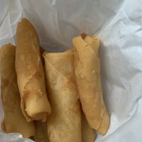 Mini vegan rolls  at The New Shangri-La in Dublin