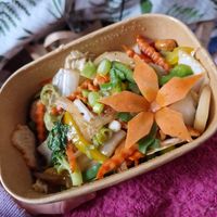 Pad Med Ma Muang Mixed Vegetables at Chaba Thai in Brussels